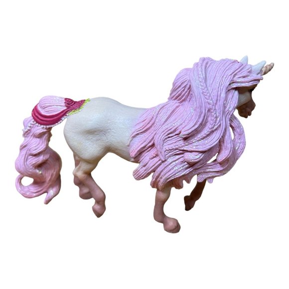 Schleich Bayala Decorated Unicorn Mare Pink Glittery - Picture 4 of 7